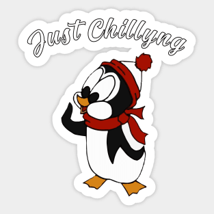 Just Chillyng - Chilly Willy Sticker